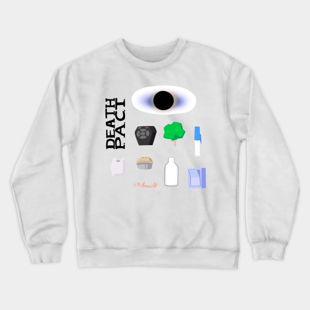 BFB Death Pact Team Sticker Pack (Plain Assets) Crewneck Sweatshirt by MsBonnie